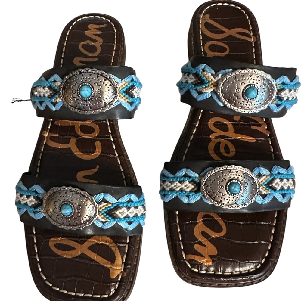 Sam Edelman Harden Aztec Slides